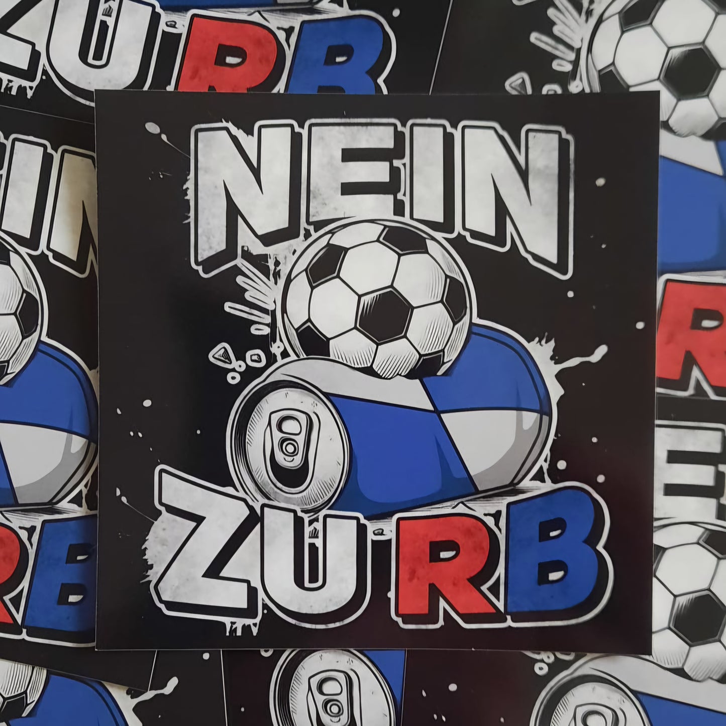 Anti RB Leipzig Sticker